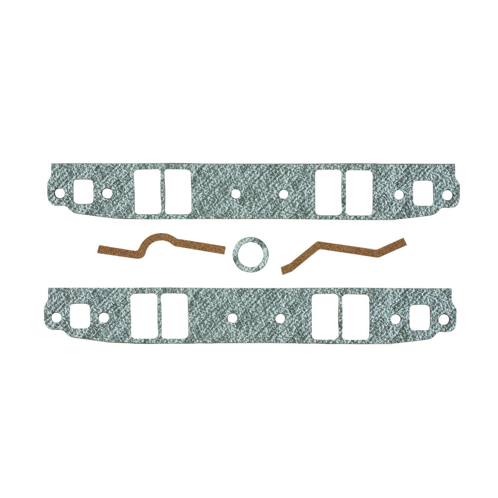 Mr Gasket Intake Manifold Gaskets 116; Intake Gasket Cellulose, Nitrile for Chevy 262 to 400 