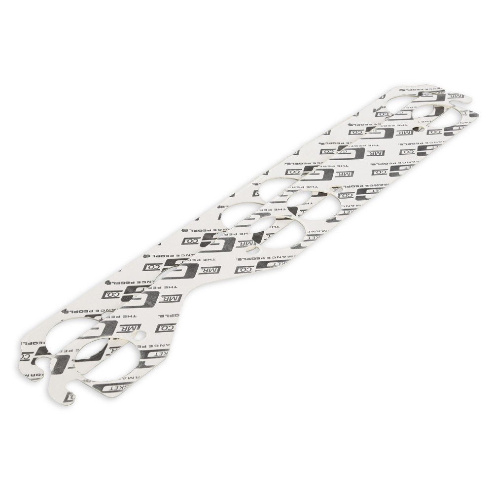 Mr Gasket Header Gaskets 150; Performance Round 1.630 in. 1.630 in. Composite, Acrylic Blend for Chevy 262 to 400 