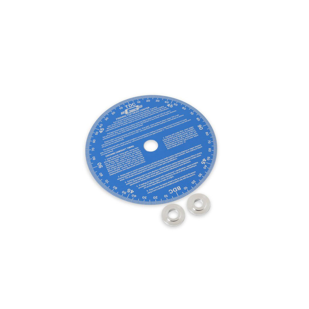 Mr Gasket Camshaft Degree Wheel 1570; 7 in. Cam Degree Wheel 7.000 in. Blue Aluminum 