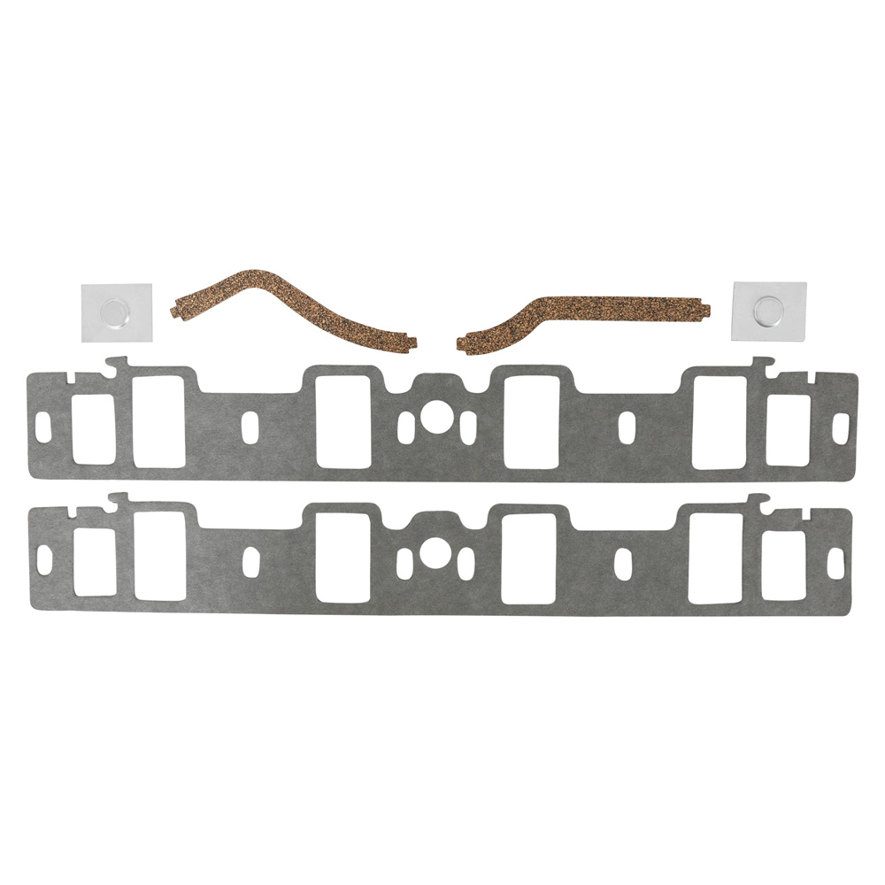 Mr Gasket Intake Manifold Gaskets 203G; Intake Gasket Cellulose, Nitrile for 1962 to 1976 Ford 260 to 302 