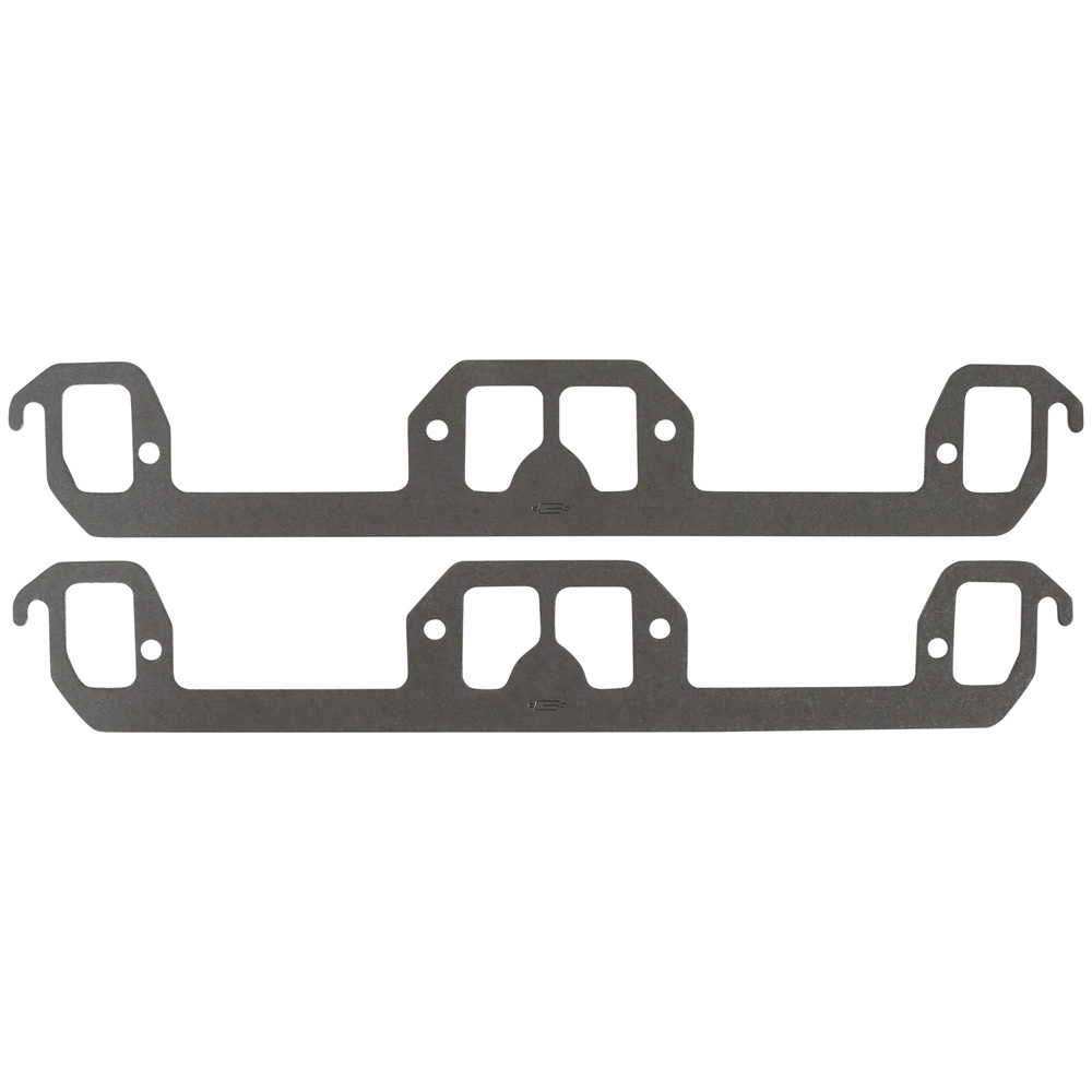 Mr Gasket Header Gaskets 358; Performance Rectangular 1.800 in. 1.300 in. Composite, Acrylic Blend for Chrysler 318 to 360 LA 