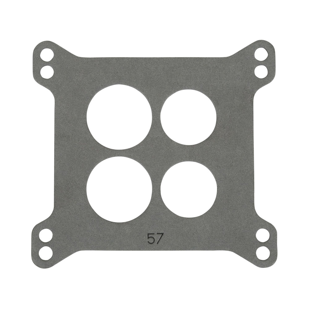 Mr Gasket Carburetor Base Plate Gasket 57; Performance 0.062 in. Nitrile Composite 4-Hole Edelbrock, Carter AFB 