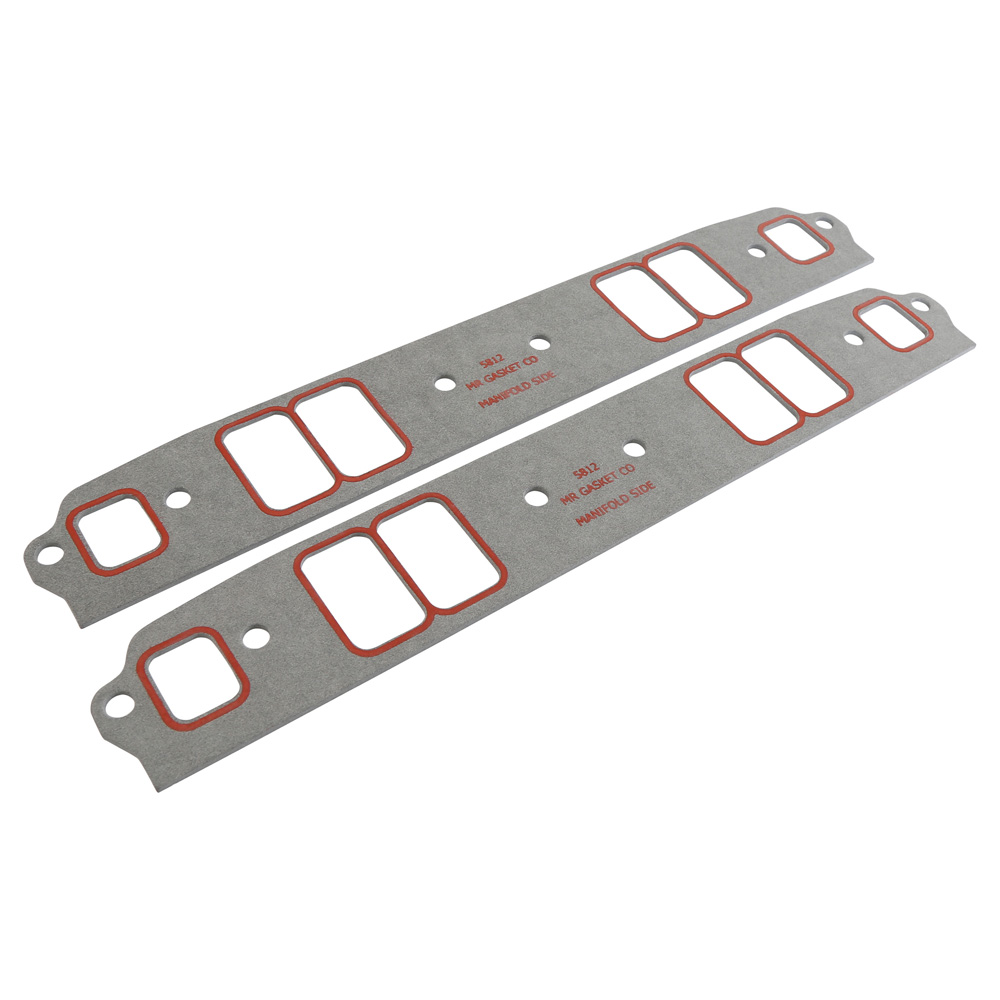 Mr Gasket Intake Manifold Gaskets 5812; Ultra Seal Composite with Silicone Beading for Chevy 262 to 400 