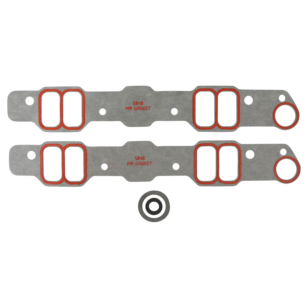 Mr Gasket Intake Manifold Gaskets 5848; for Pontiac 301 to 455 