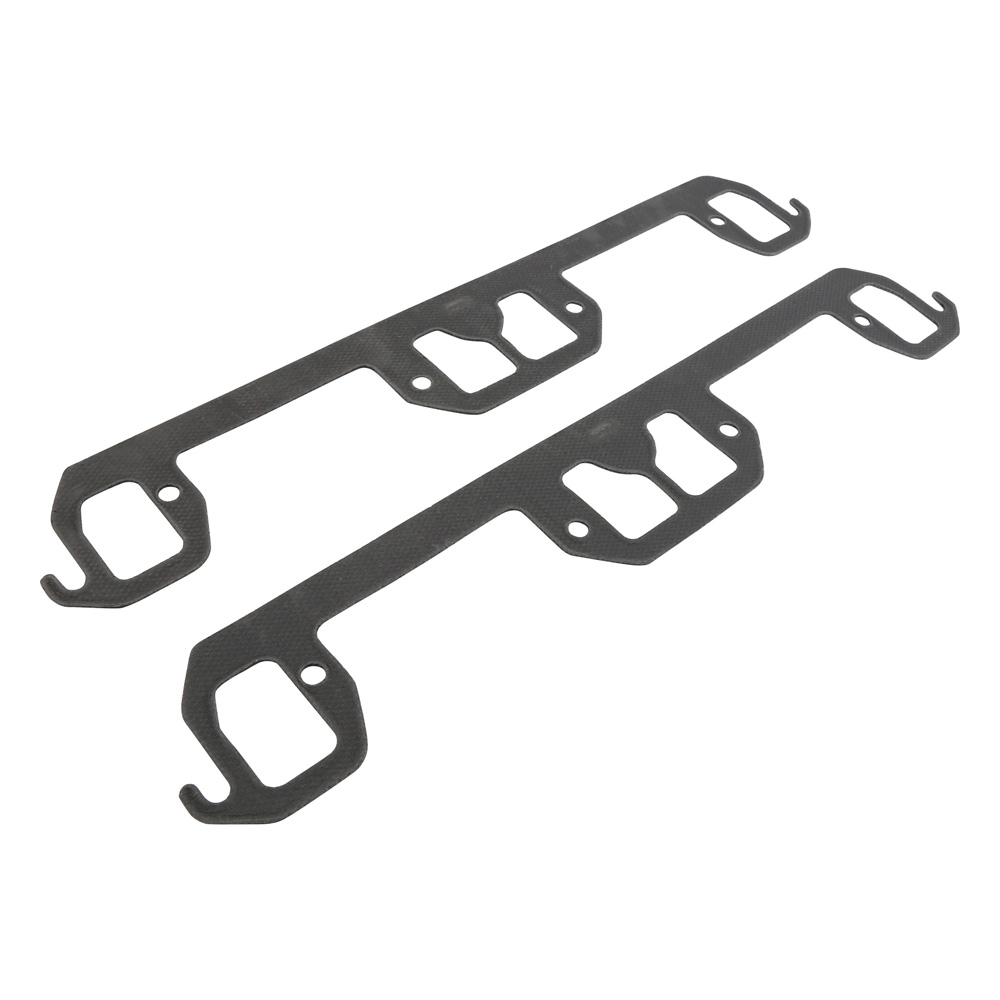 Mr Gasket Header Gaskets 5935; Ultra Seal Rectangular 1.800 in. 1.300 in. Steel Core Graphite for Chrysler 273 to 360 LA 