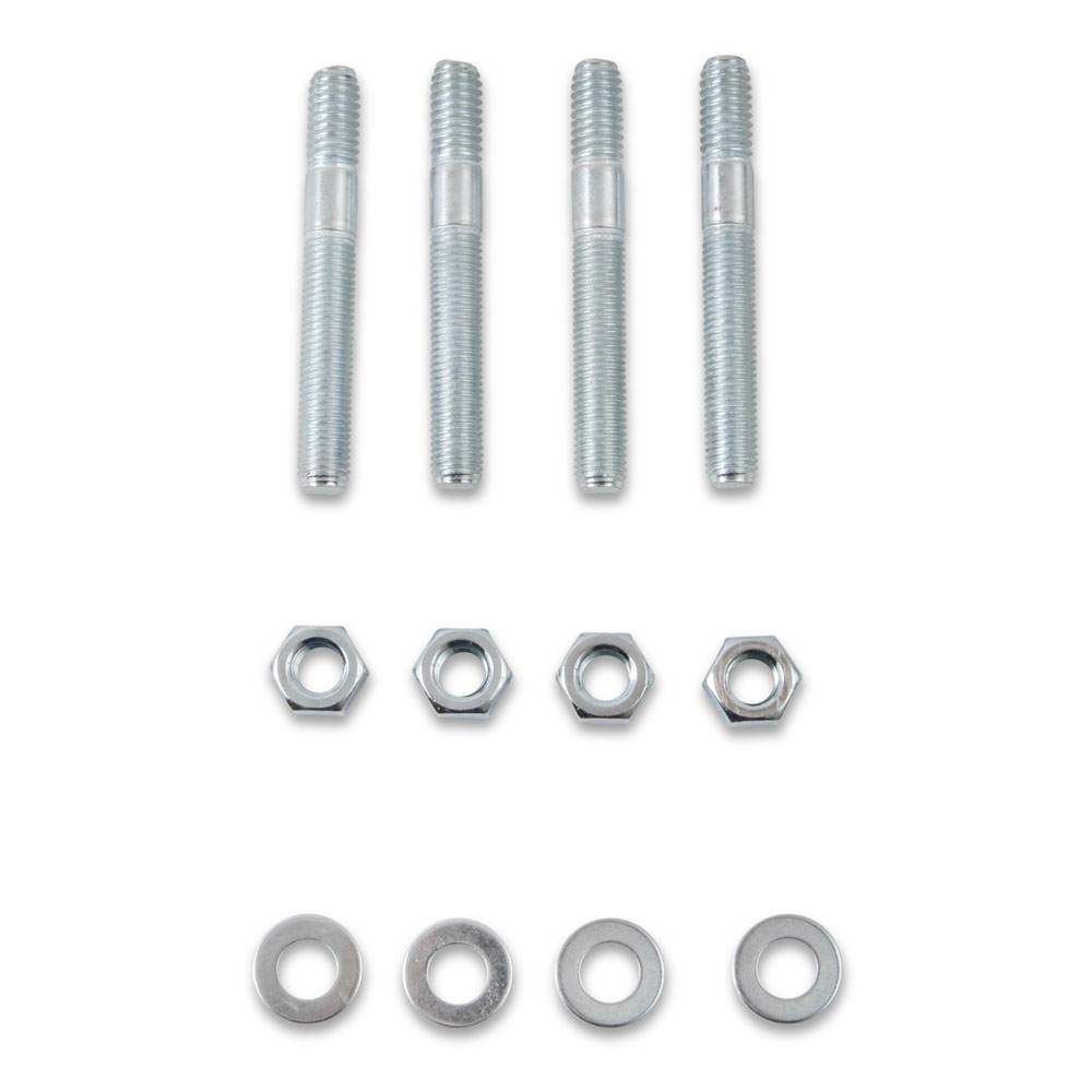 Mr Gasket Carburetor Stud Kit 62; 2.500 in. 5/16 in.-18 5/16 in.-24 Zinc Plated Steel Standard 