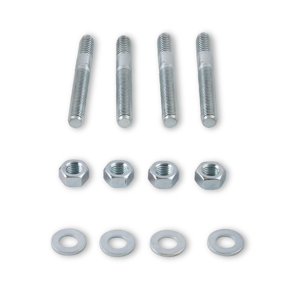 Mr Gasket Carburetor Stud Kit 62; 2.500 in. 5/16 in.-18 5/16 in.-24 Zinc Plated Steel Standard 