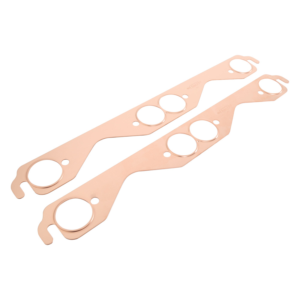 Mr Gasket Header Gaskets 7152G; Copper Seal Round 1.630 in. 1.630 in. Copper for Chevy 262 to 400 
