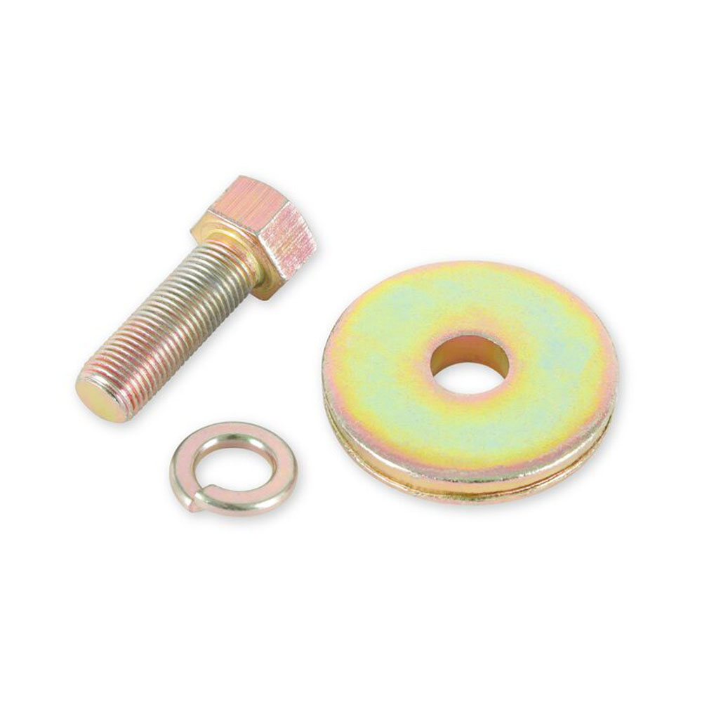 Mr Gasket Harmonic Balancer Bolt 946G; Hex 1.500 in. Gold Zinc Steel for Chevy 396 to 454 
