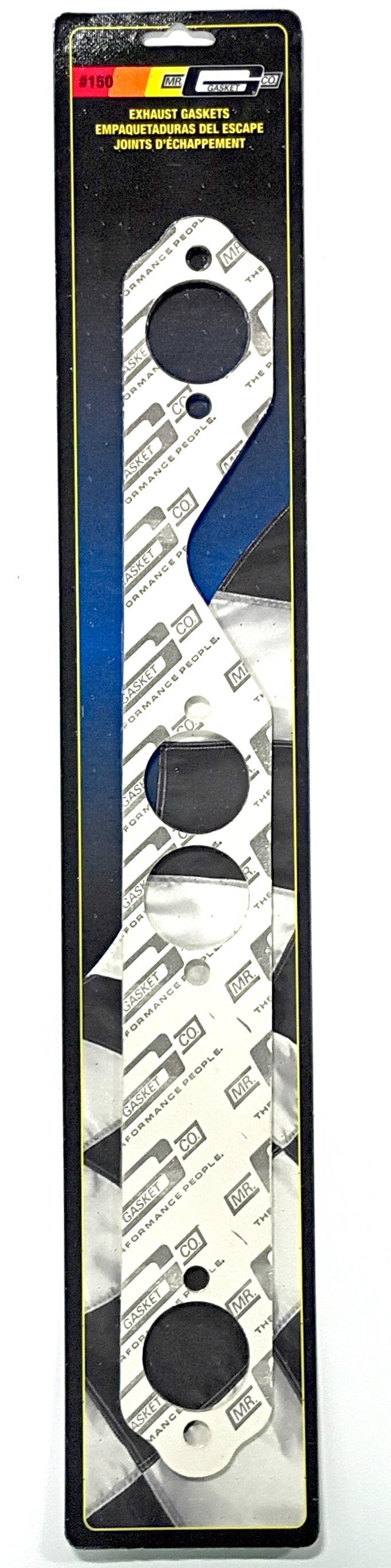 Mr Gasket Header Gaskets 150; Performance Round 1.630 in. 1.630 in. Composite, Acrylic Blend for Chevy 262 to 400 