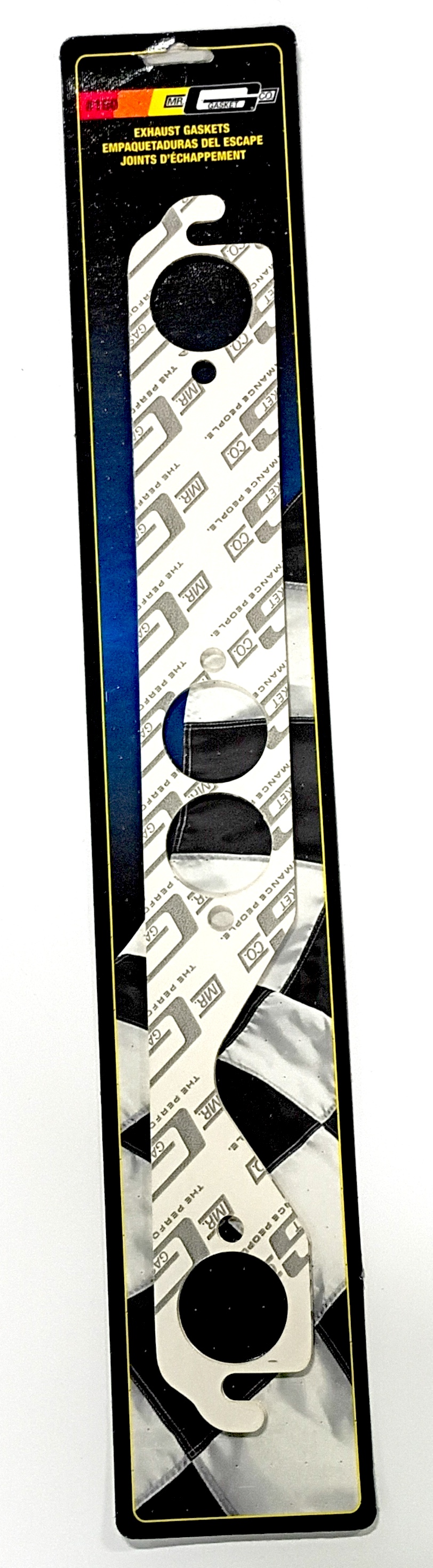Mr Gasket Header Gaskets 150; Performance Round 1.630 in. 1.630 in. Composite, Acrylic Blend for Chevy 262 to 400 