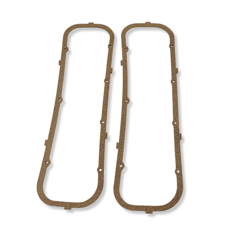 Mr Gasket Valve Cover Gasket Set 177; Cork, Rubber Cork, Rubber 0.187 in. for Chevy 396 to 454 