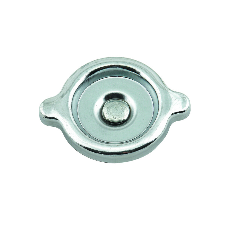 Photo for Mr Gasket Oil Filler Cap 2062; Twist On Oil Fill Cap Chrome Steel