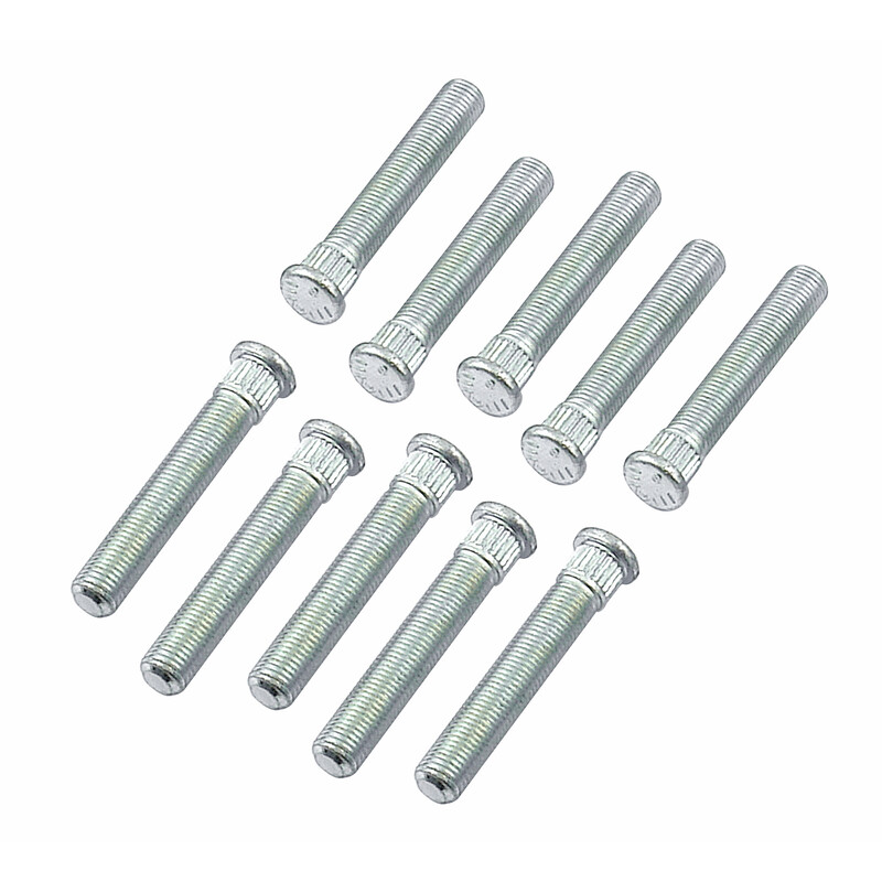 Photo for Mr Gasket Wheel Lug Stud 4310G; Competition Wheel Studs 7/16 in. -20 Right Hand 2.625 in. Zinc Plated Grade 8 Steel for 1963 to 1975 Chevy
