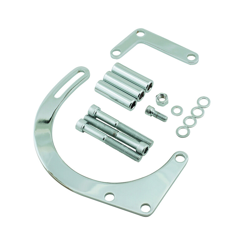 Photo for Mr Gasket Alternator Bracket 5179; Chrome