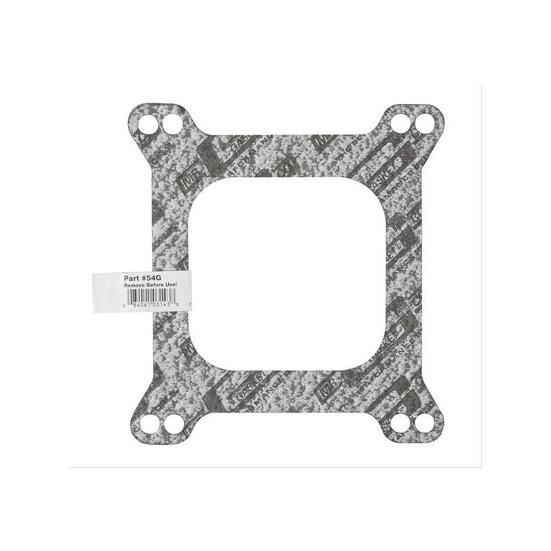 Mr Gasket Carburetor Base Plate Gasket 54G; 0.062 in. Nitrile Rubber Open 4150 Square Bore 