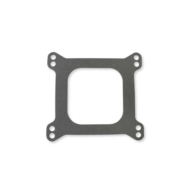 Mr Gasket Carburetor Base Plate Gasket 54; Performance 0.062 in. Cellulose Nitrile Open 4150 Square Bore 