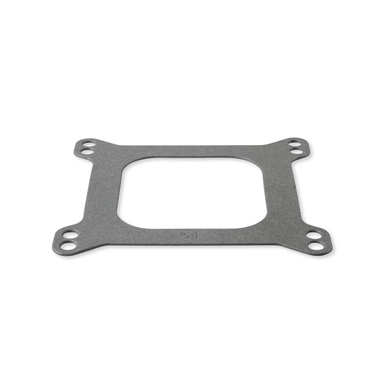 Mr Gasket Carburetor Base Plate Gasket 54; Performance 0.062 in. Cellulose Nitrile Open 4150 Square Bore 