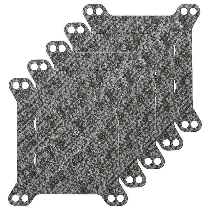 Photo for Mr Gasket Carburetor Base Plate Gasket 57C(5-PACK); 0.063 in. Nitrile 4-Hole Edelbrock, Carter AFB 