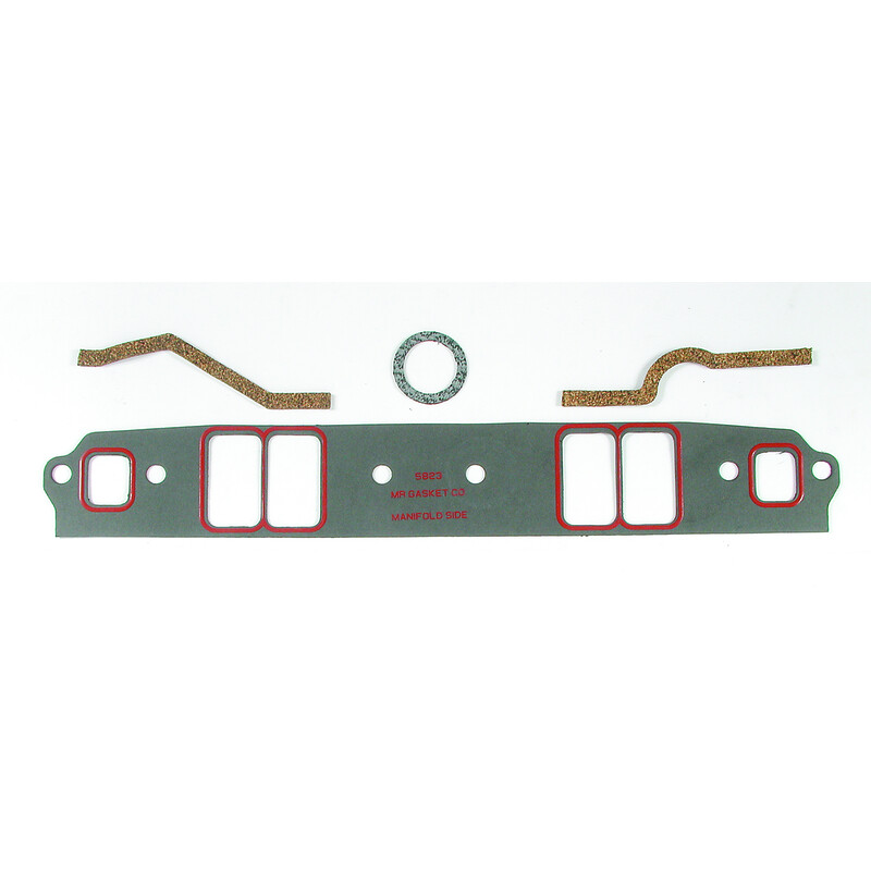 Mr Gasket Intake Manifold Gaskets 5812; Ultra Seal Composite with Silicone Beading for Chevy 262 to 400 