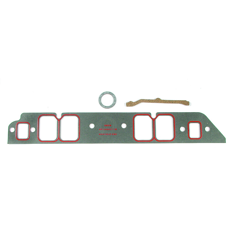 Mr Gasket Intake Manifold Gasket Set 5818; Ultra Seal Composite with Silicone Beading for Chevy 396, 454 
