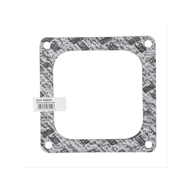 Mr Gasket Carburetor Base Plate Gasket 58CG; Base Plate Gasket 0.063 in. Cellulose Nitrile Open 4500 Dominator 