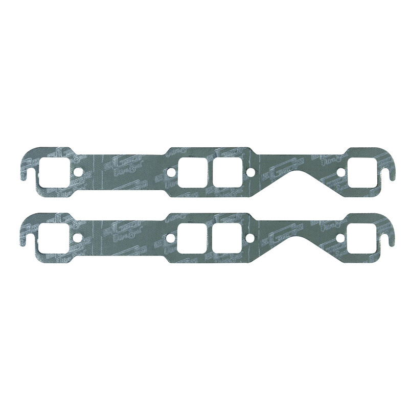 Mr Gasket Header Gasket 5901; Ultra Seal Square 1.550 in. 1.450 in. for Chevy 262 to 400 