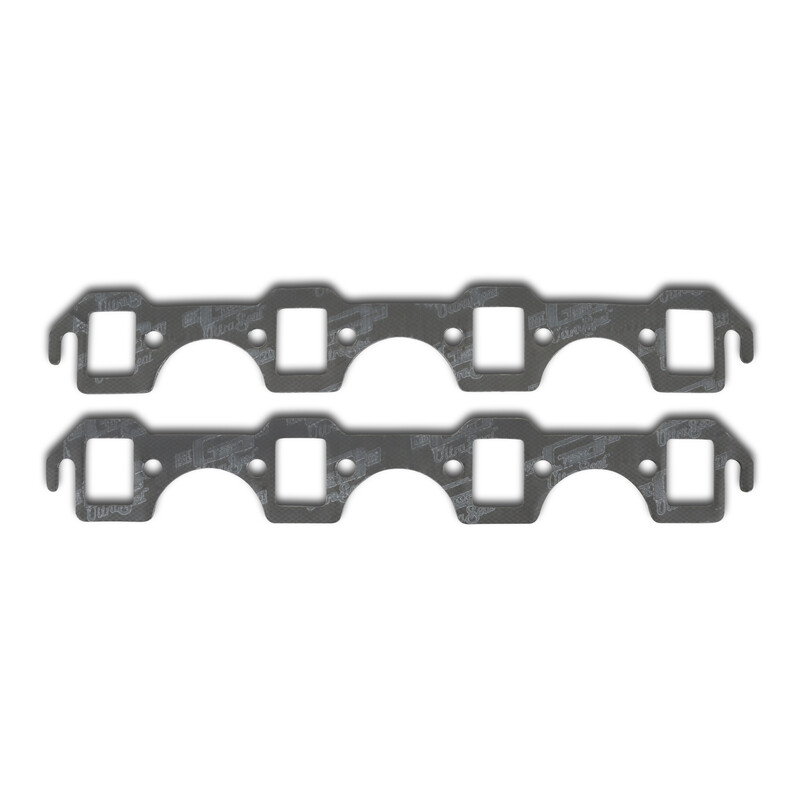 Mr Gasket Header Gaskets 5930; Ultra Seal Rectangular 1.480 in. 1.120 in. for Ford 260 to 351W 
