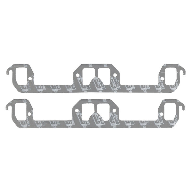 Mr Gasket Header Gaskets 5935; Ultra Seal Rectangular 1.800 in. 1.300 in. for Chrysler 273 to 360 LA 