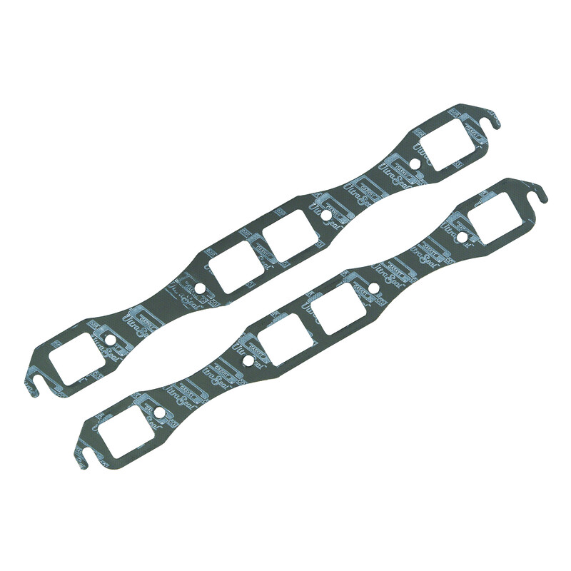 Mr Gasket Header Gasket 5936; Ultra Seal Rectangular 1.480 in. 1.780 in. for Chrysler 361 to 440 B, RB 