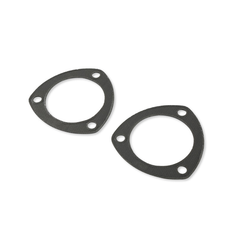 Mr Gasket Exhaust Collector Gasket 5971; Ultra Seal Steel Core Graphite 3 Bolt 3.000 in. 