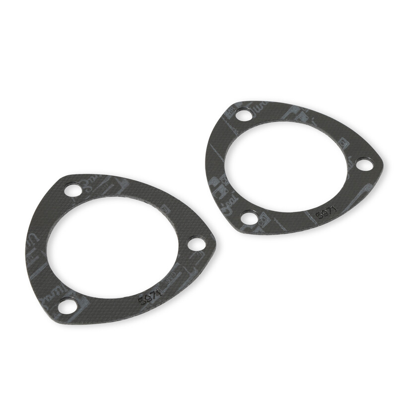 Mr Gasket Exhaust Collector Gasket 5971; Ultra Seal Steel Core Graphite 3 Bolt 3.000 in. 