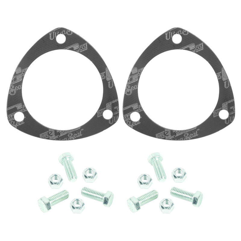 Mr Gasket Exhaust Collector Gasket 5972KIT; Ultra Seal Steel Core Graphite 3 Bolt 3.500 in. 