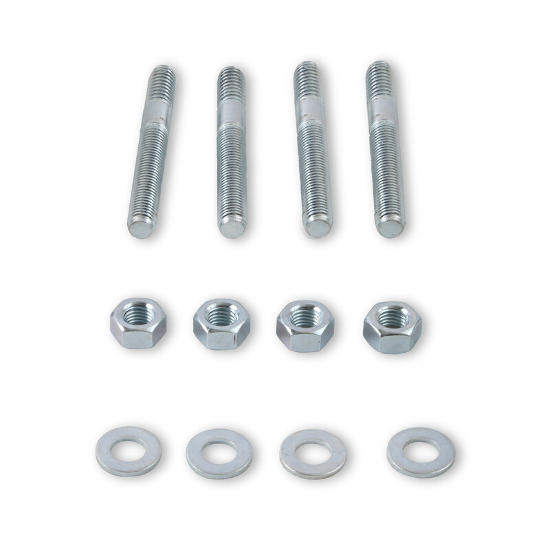 Mr Gasket Carburetor Stud Kit 62; 2.500 in. 5/16 in. -18 5/16 in. -24 Zinc Plated Steel Standard 