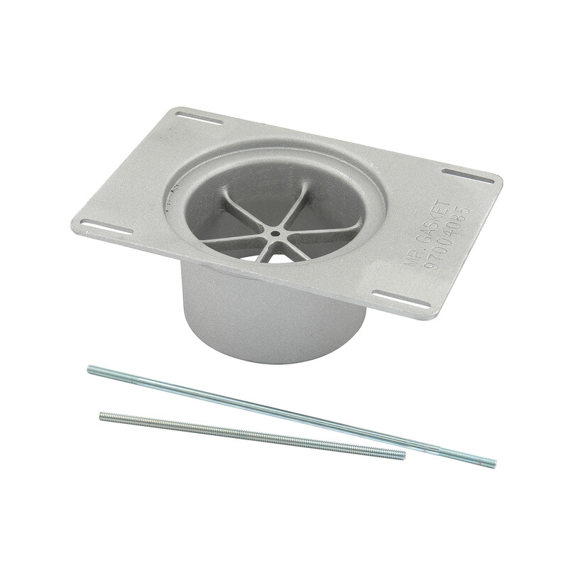 Photo for Mr Gasket Air Intake Scoop 6653; Street Scoop Natural Aluminum