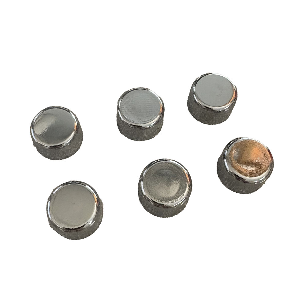 Mr Gasket Bolt Cap Kit 8903; Chrome Bolt Caps Chrome Steel 1/2 in. 