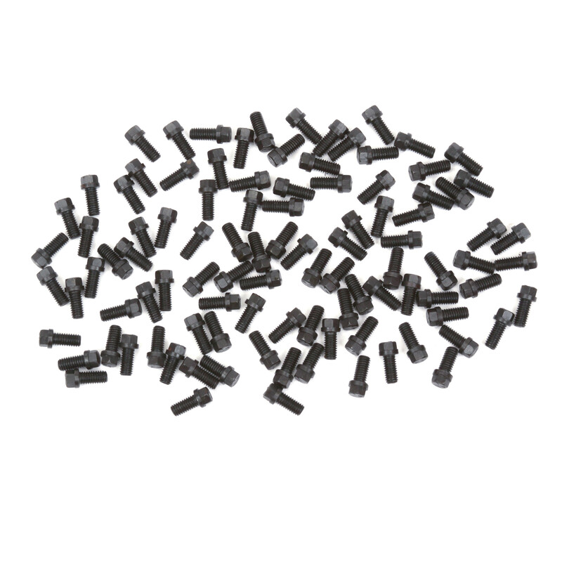 Photo for Mr Gasket Exhaust Header Bolt Kit 915A; 3/8 in.-16 Black Oxide Steel Hex Head for Chevy, Chrysler, Pontiac, Oldsmobile 262 to 400, 383 to 440, 326 to 455, 330 to 455