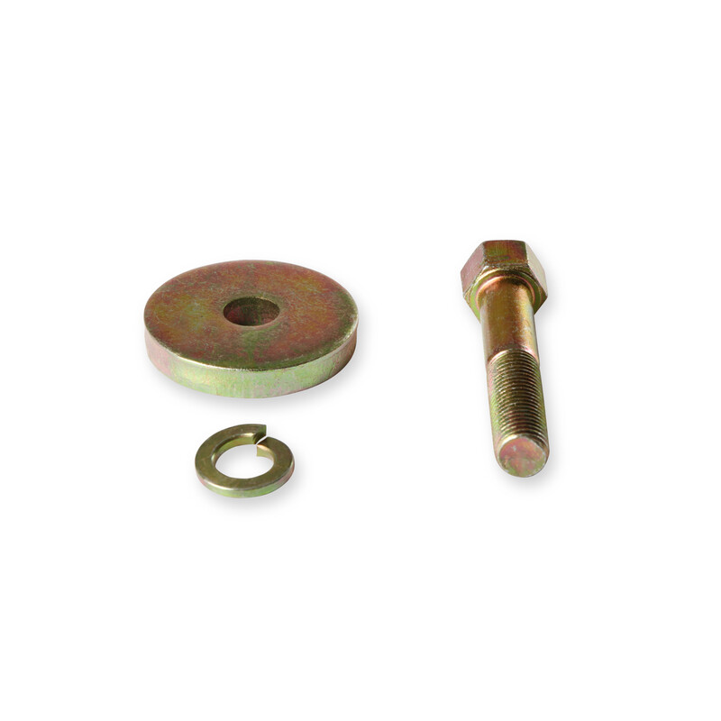 Mr Gasket Harmonic Balancer Bolt 945G; Hex 7/16 in. -20 2.250 in. Gold Zinc Steel for Chevy 262 to 400 