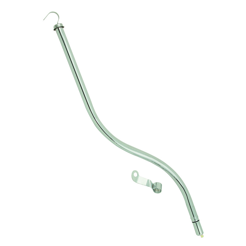 Mr Gasket Transmission Dipstick 9764; Chrome for GM TH350 