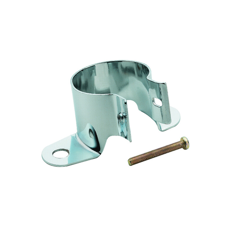Mr Gasket Ignition Coil Mounting Bracket 9767; Vertical Mount Canister Style Chrome 