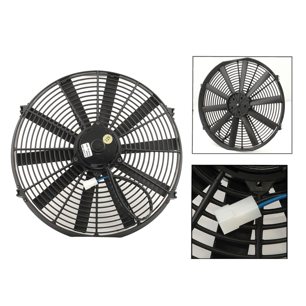 Mr Gasket Electric Fan 1988MRG; 1900 CFM Electric 16.000 in. Straight 