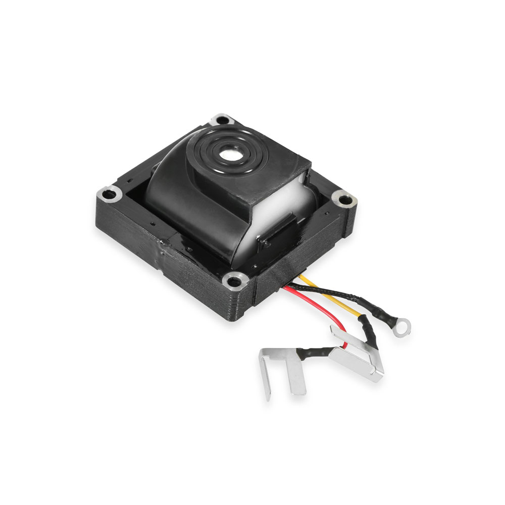 MSD Ignition Coil 5525; Street Fire Black 40000 Volt HEI (In Cap) for GM 
