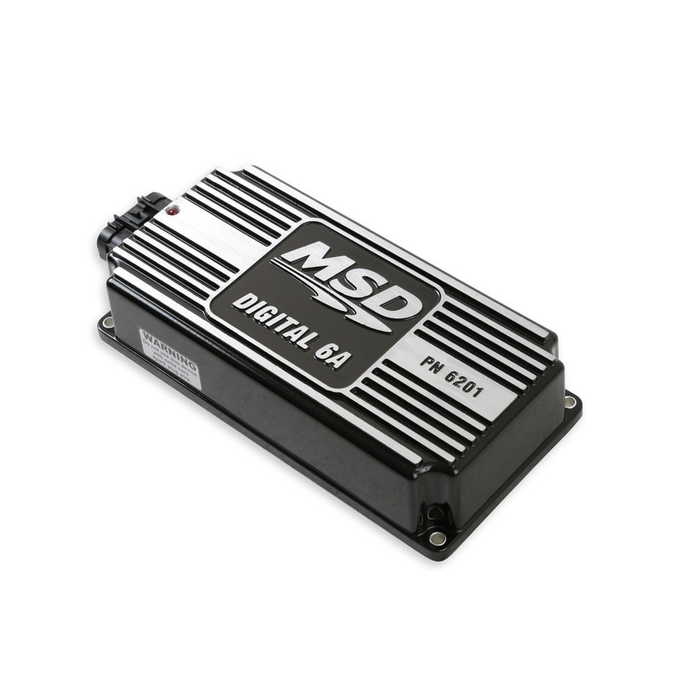 MSD Ignition Control Box 62013; Digital 6A Ignition Control Digital 135 to 145 mJ Black Aluminum 