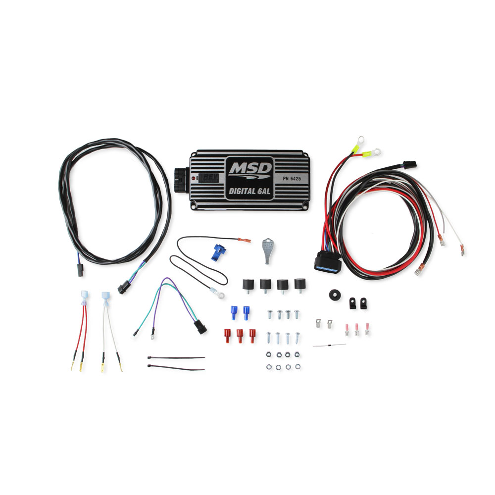 MSD Ignition Control Box 64253; Digital 6AL Digital 135 to 145 mJ Black Aluminum 