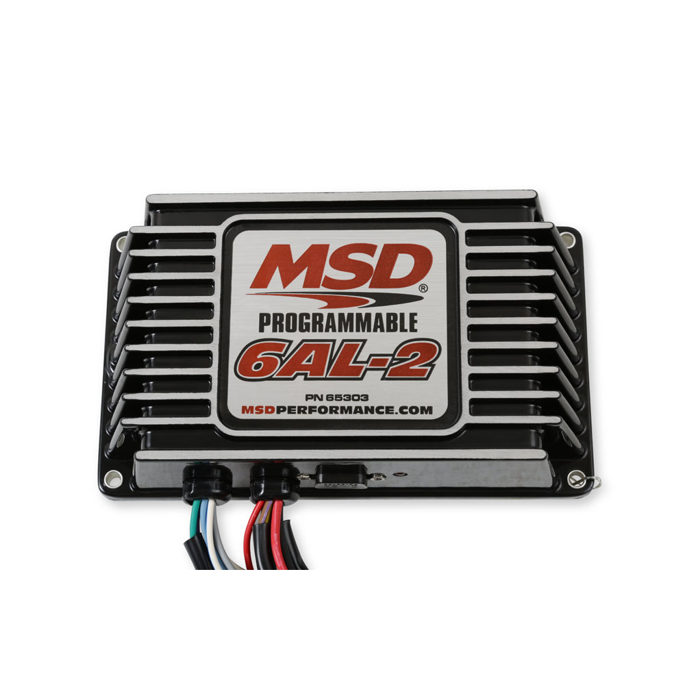 MSD Ignition Control Box 65303; Programmable Digital 6AL2 Digital 135 mJ Black Aluminum 