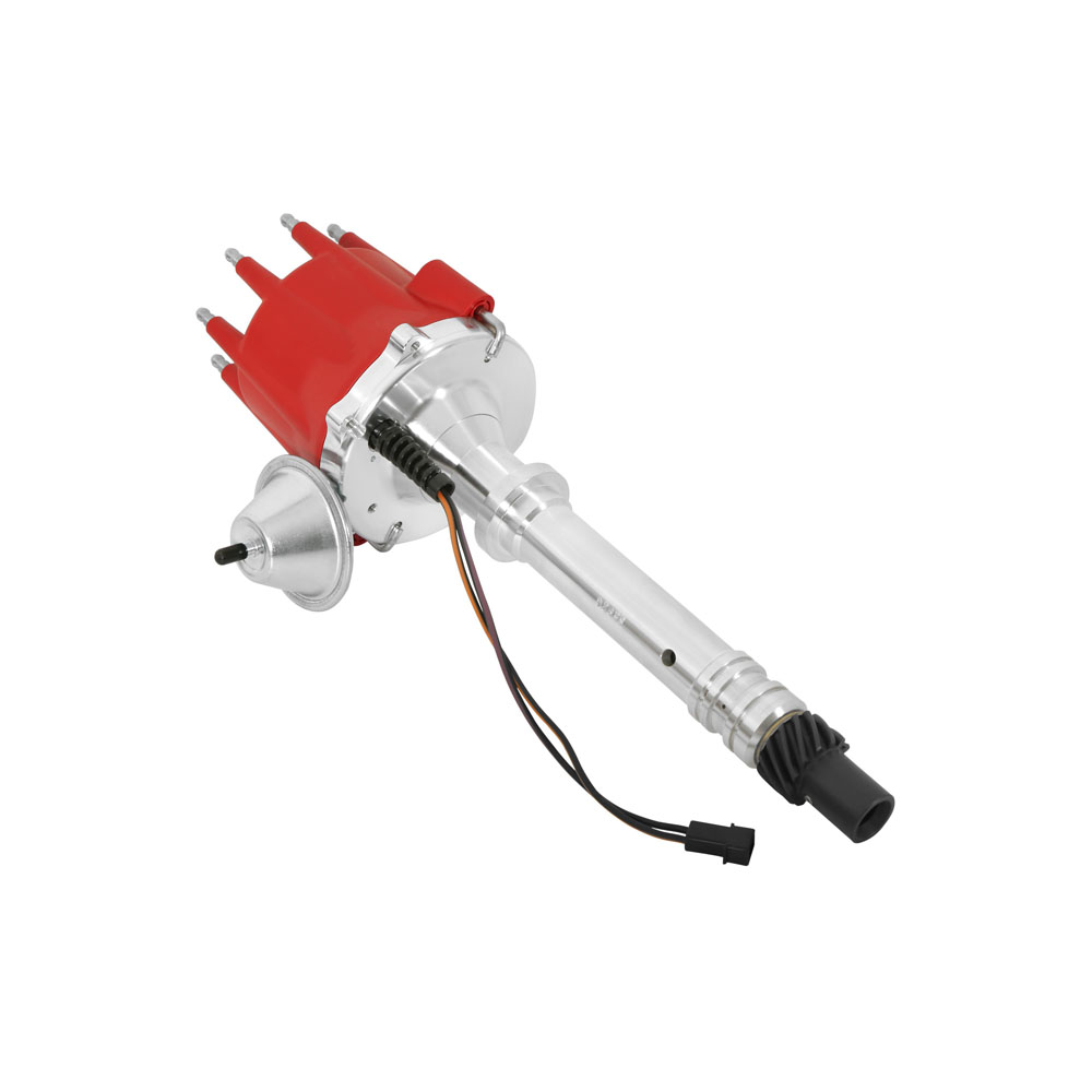 MSD Distributor 8361; Pro Billet Street Vacuum, Mechanical Magnetic for Chevy 262 to 400, 396 to 454 