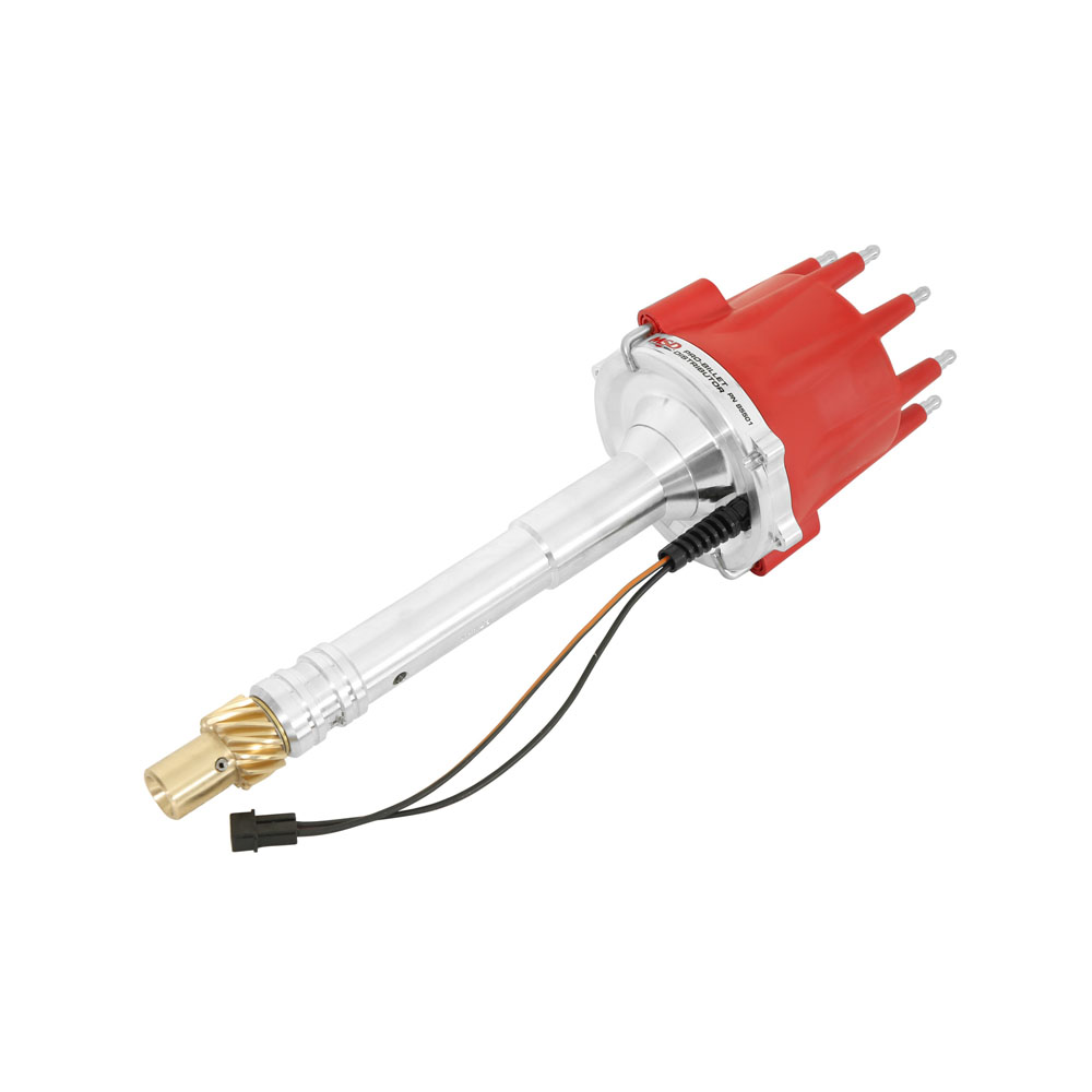 MSD Distributor 85501; Pro Billet Locked Advance Magnetic for Chevy 262 to 400, 396 to 454 