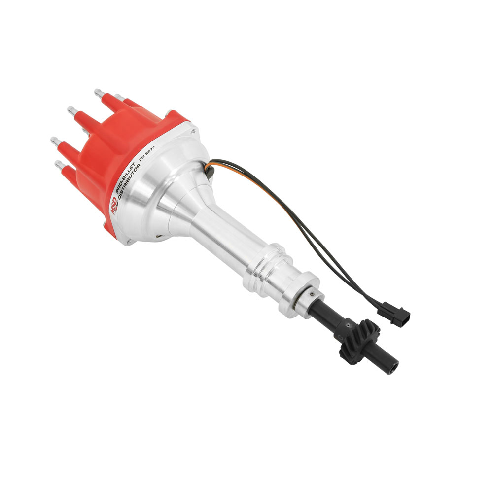 MSD Distributor 8577; Pro Billet Mechanical Magnetic for Ford 351C, 351M, 400, 429, 460 