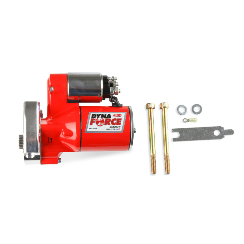 MSD Starter 5096; DynaForce Red 168 Tooth 3.40 HP Hitachi 2 Bolt for GM LS 
