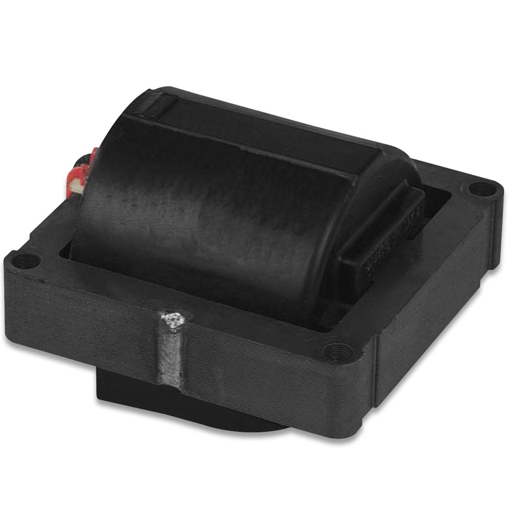 MSD Ignition Coil 5525; Street Fire Black 40000 Volt HEI (In Cap) for GM 